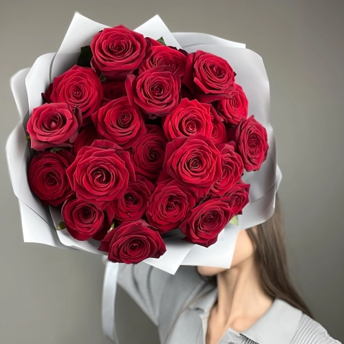 «Королевский бархат» – 25 роскошных красных роз из Эквадора  Барыш Ульяновская область «Королевский бархат» – 25 роскошных красных роз из Эквадора  Барыш Ульяновская область