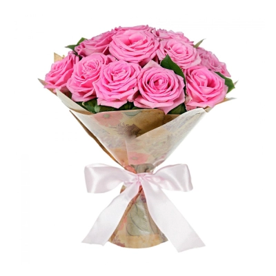 Букет из розовых роз с рускусом – нежность в каждом лепестке Барыш Ульяновская область Букет из розовых роз с рускусом – нежность в каждом лепестке Барыш Ульяновская область