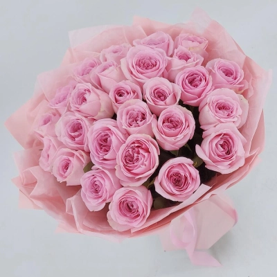Букет из нежно-розовых роз – элегантность в каждом лепестке Барыш Ульяновская область Букет из нежно-розовых роз – элегантность в каждом лепестке Барыш Ульяновская область