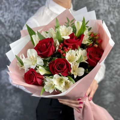 Букет «Нуар» – контраст страсти и нежности Барыш Ульяновская область Букет «Нуар» – контраст страсти и нежности Барыш Ульяновская область